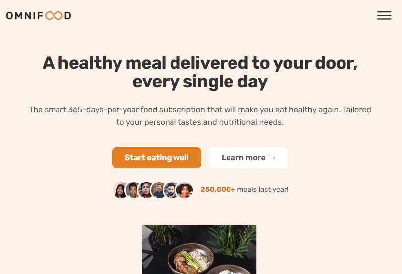 Omnifood project preview